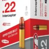 Aguila Ammunition Interceptor .22 LR 40-Grain Rimfire Ammunition