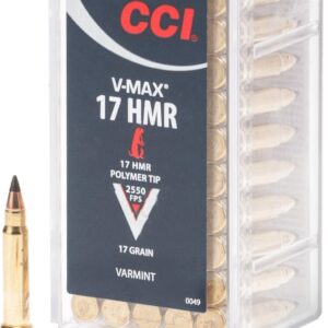 CCI V-MAX .17 HMR 17-Grain Rifle Ammunition - 50 Rounds