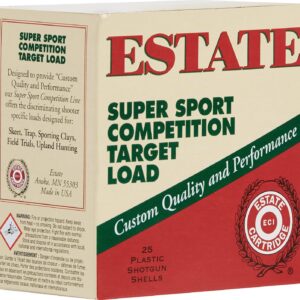 Estate Cartridge Super Sport Competition Target Load 12 Gauge Shotshells - 25 Rounds