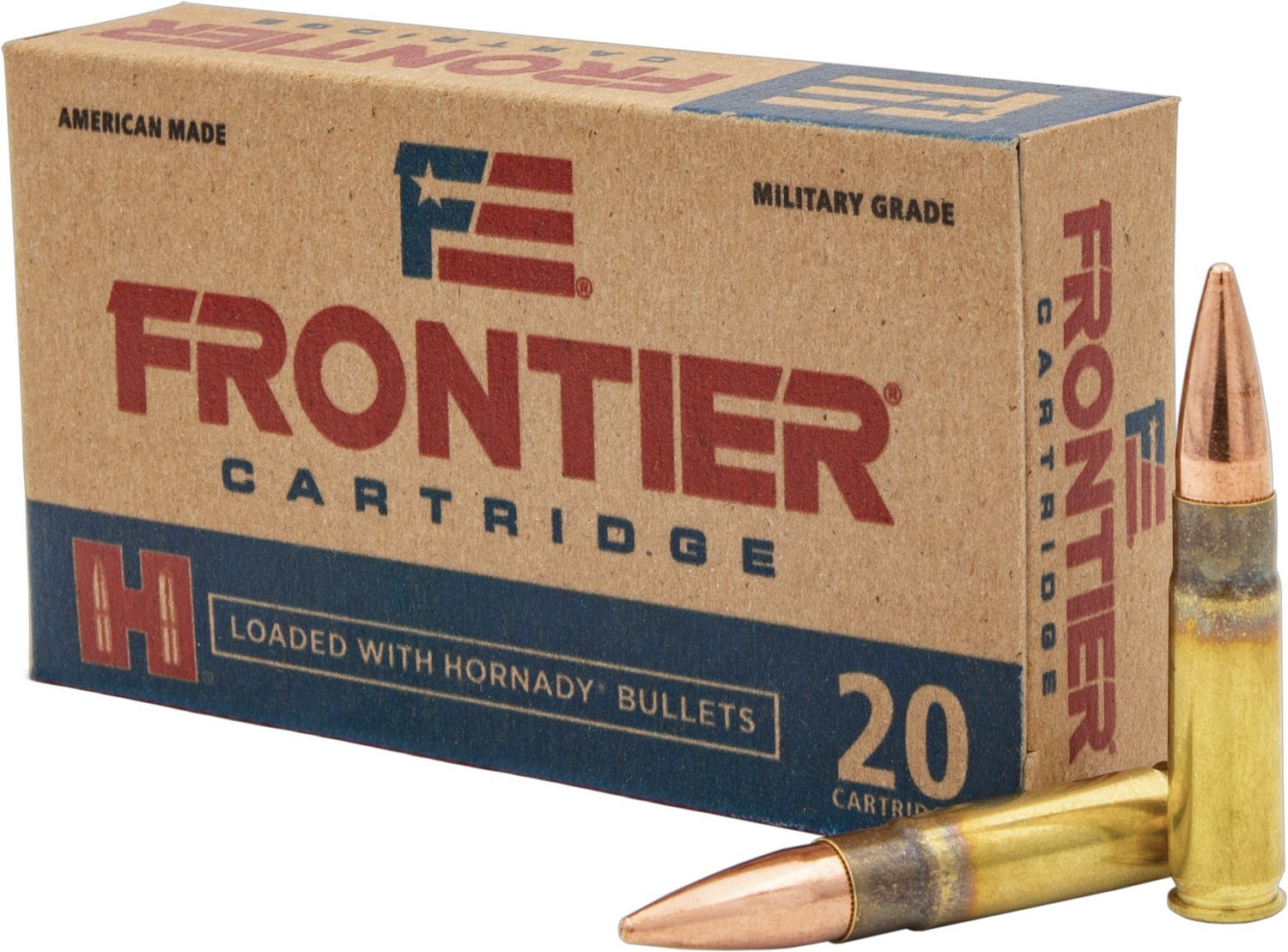 Frontier .300 Blackout 125-Grain FMJ Rifle Ammunition - 20 Rounds