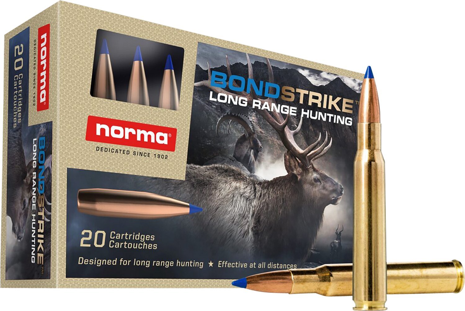 Norma USA Bondstrike Extreme 30-06 Springfield 180-Grain Bonded Polymer Tip Centerfire Rifle Ammu... Norma USA Bondstrike Extreme 30-06 Springfield 180-Grain Bonded Polymer Tip Centerfire Rifle Ammu...