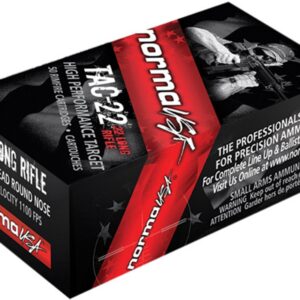 Norma USA TAC-22 .22LR Rimfire Ammunition - 50 Rounds