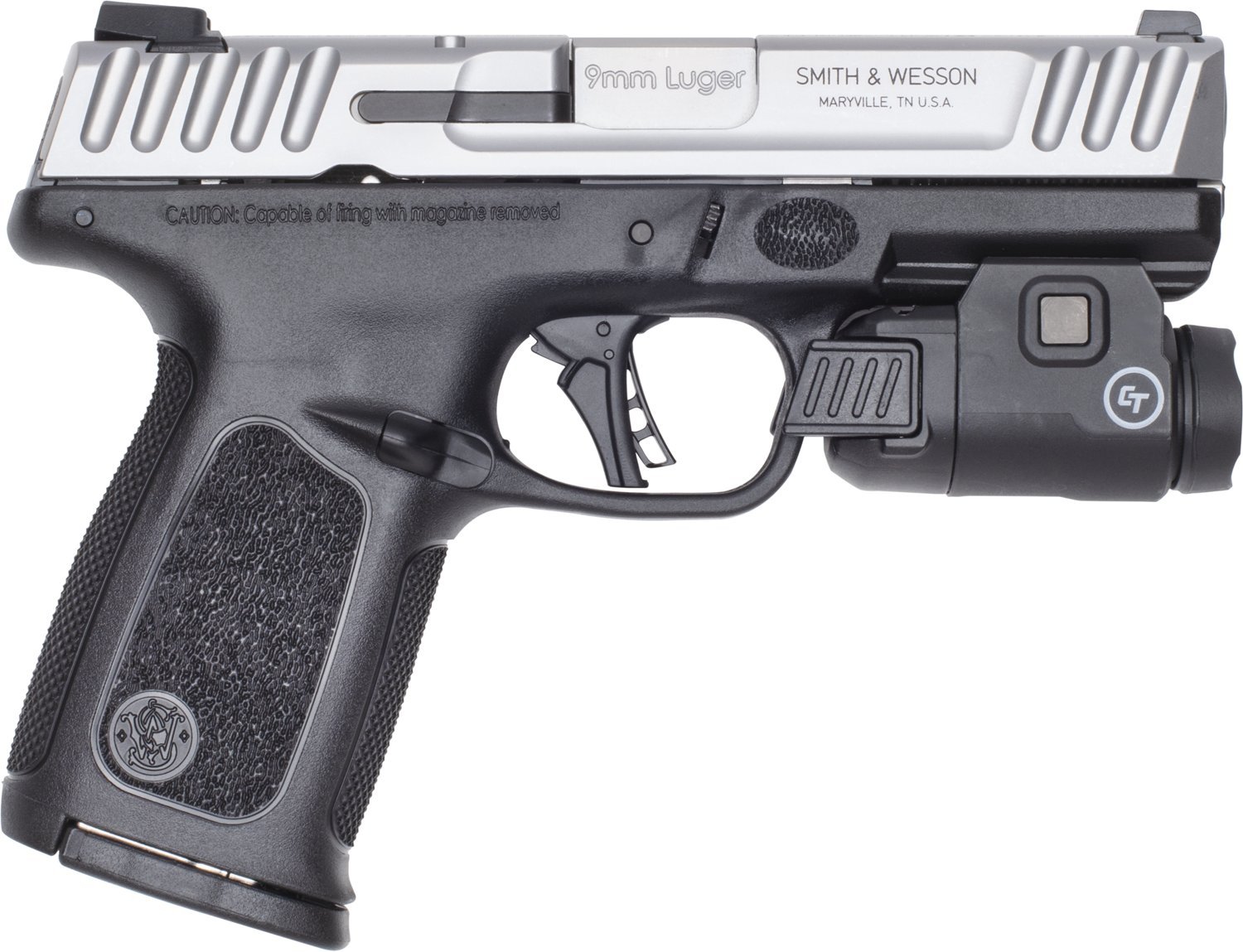 Smith & Wesson SD9 2.0 9mm Pistol with Crimson Trace Light