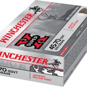 Winchester Super-X .45-70 Government 300-Grain JHP Centerfire Rifle Ammunition - 20 Rounds